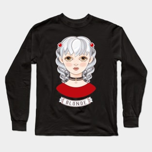 White Haired Blonde Long Sleeve T-Shirt